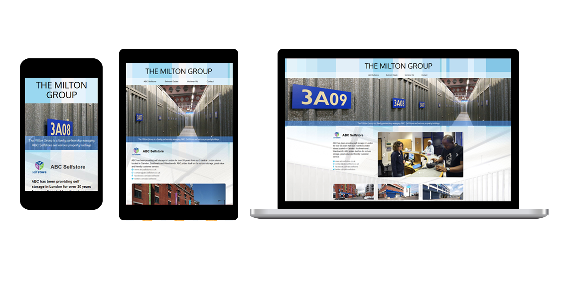 UI Design and Bootstrap Website Build for The Milton Group